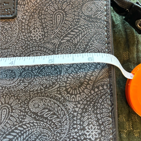 Liberty London Gray Paisley Pouch - Picture 4 of 5